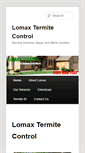 Mobile Screenshot of lomaxtermite.com