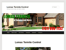 Tablet Screenshot of lomaxtermite.com